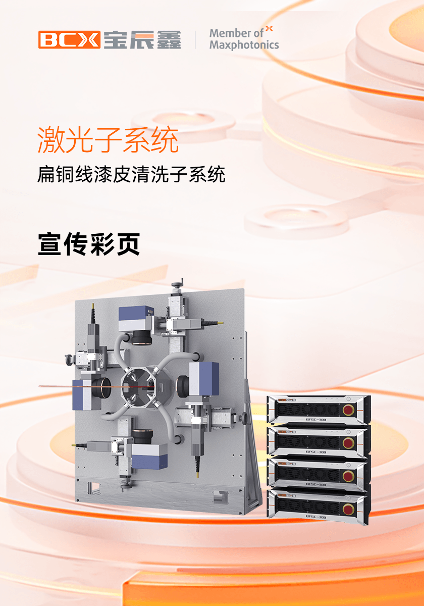 扁铜线漆皮清洗子系统